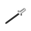 «Заклепка вытяжная закрытая 4,0х9,5 (алюминий/сталь) потайной бортик Qonnect 20AS44009»