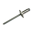 «Заклепка вытяжная 4,0х12 (алюминий/сталь) стандартный бортик  Qonnect 10AS14012»