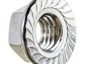 Фланцевая гайка с насечкой, М20х30х20х42,8 мм rrrr