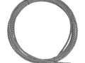 Трос стальной оцинкованный 4*31WS+FC 8.3 мм, 7м (вантовый) rrrr