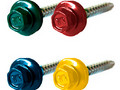 Винт самосверлящий с шестигранной головкой с EPDM шайбой, #2, оцинкованный/окрашенный 4.8x29 мм rrrr